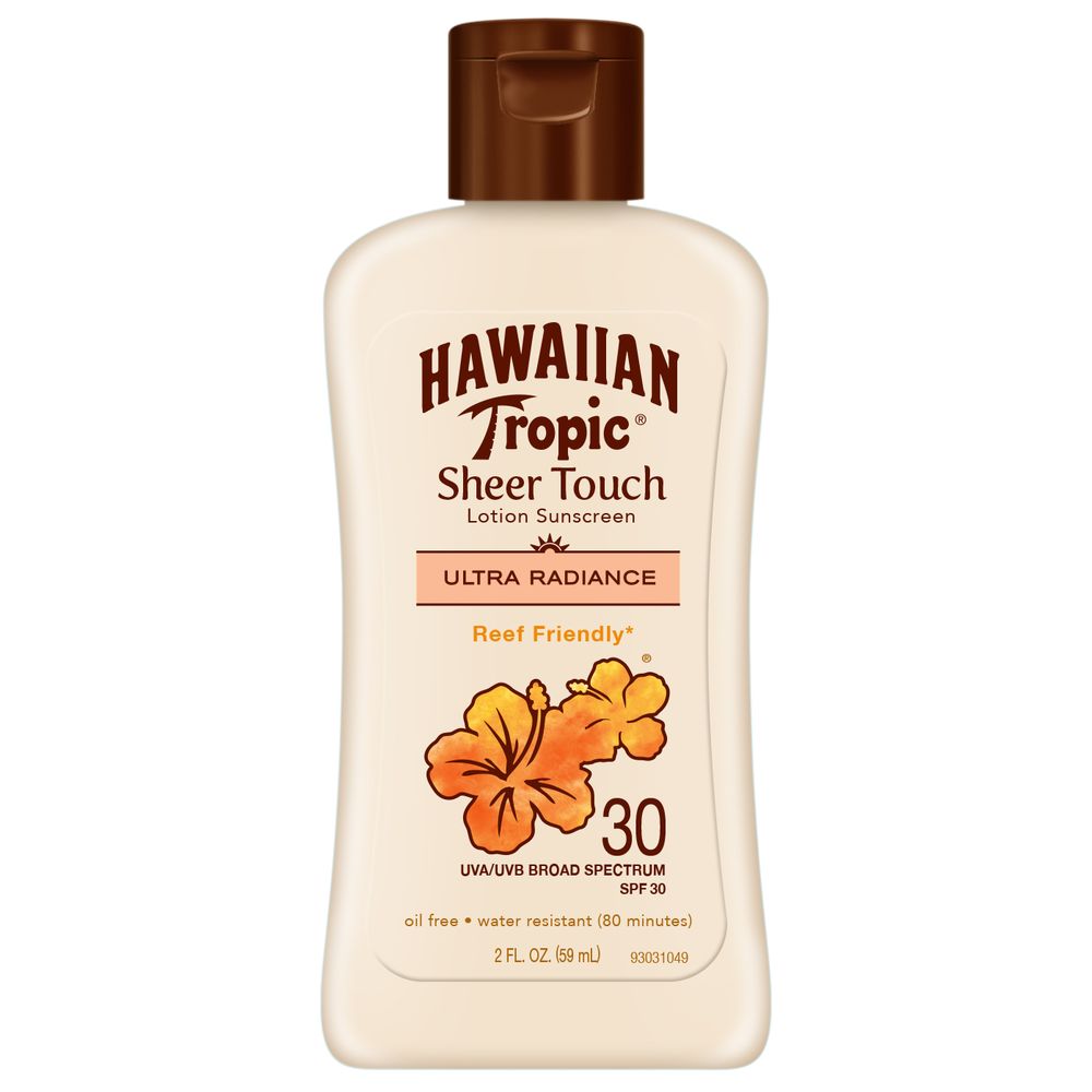 Hawaiian Tropic SPF 30 sheer touch ultra radiance oil-free sunscreen