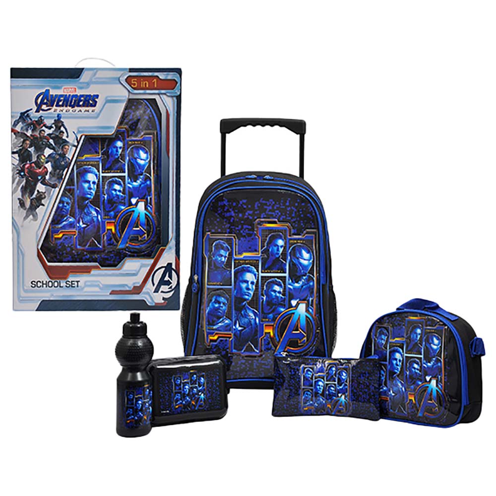 Avengers Full Team Promotion Trolley Bag 18 School Set