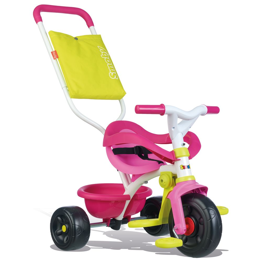 Tricycle baby driver confort rose bleu Smoby