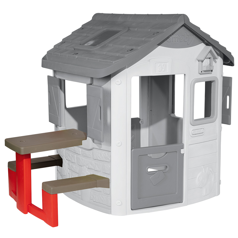 Smoby friends playhouse 2024 with picnic table