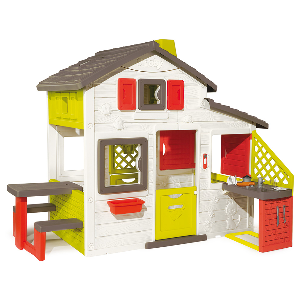 Smoby - Friends House Playhouse & Summer Kitchen | Buy at Best Price ...