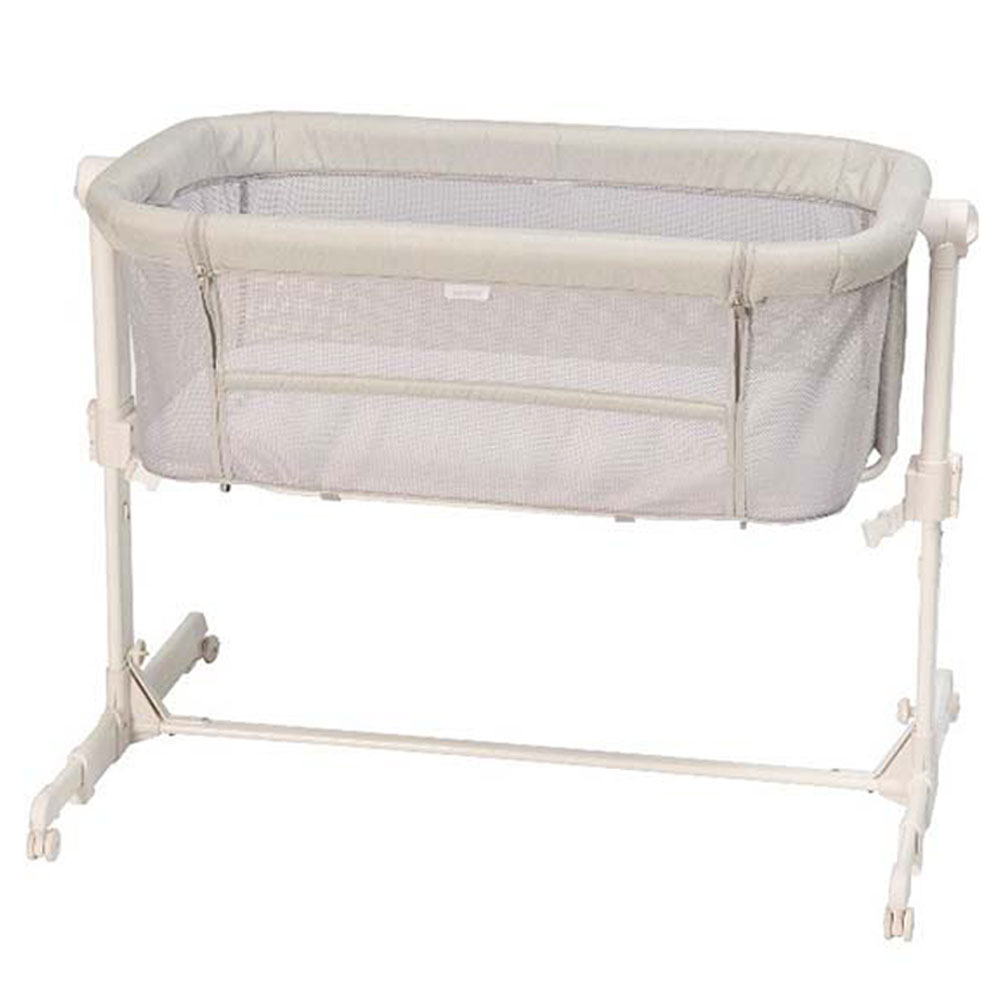 Brevi Vicino Air Feel Foldable Bedside Crib Grey Buy at Best Price from Mumzworld