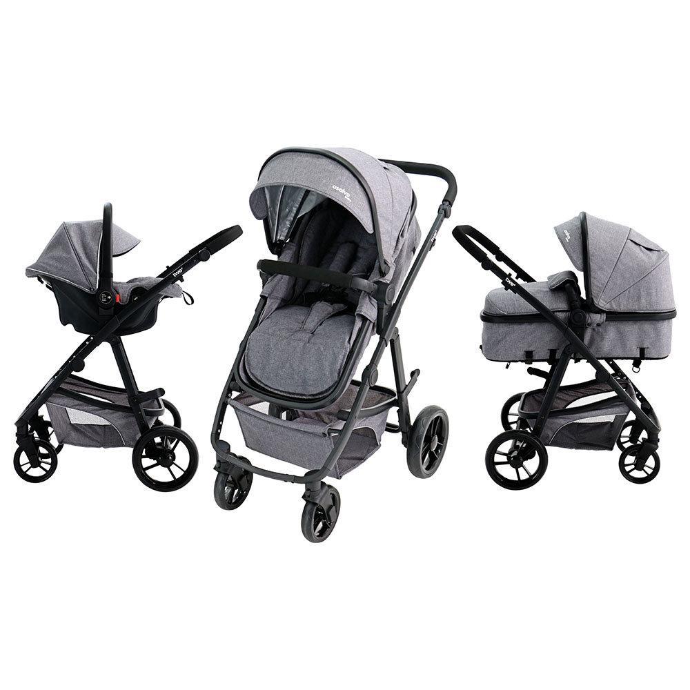 Asalvo - Complete Convertible Two+ Travel System - Grey | Buy at Best ...