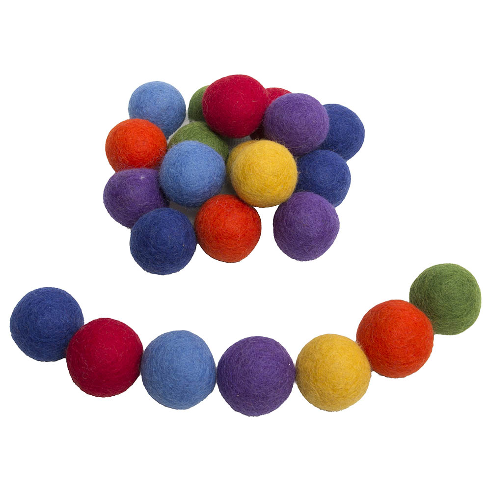 Papoose Toys Rainbow Balls 3.5cm 49 Pack