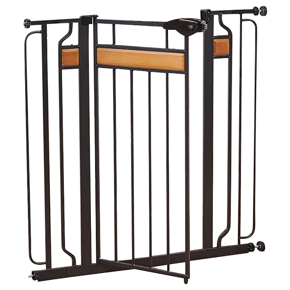 Regalo extra wide baby gate sale black