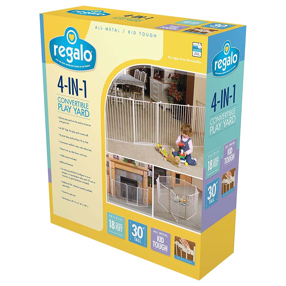 Regalo 192 wide store gate & playard