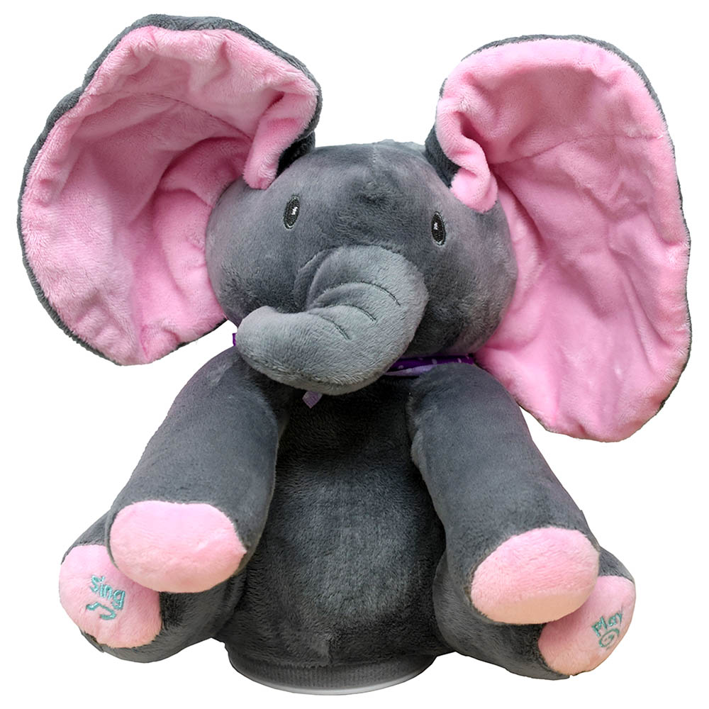 Cuddles - Adorable Peekaboo Elephant Plush Toy - 12 Inch