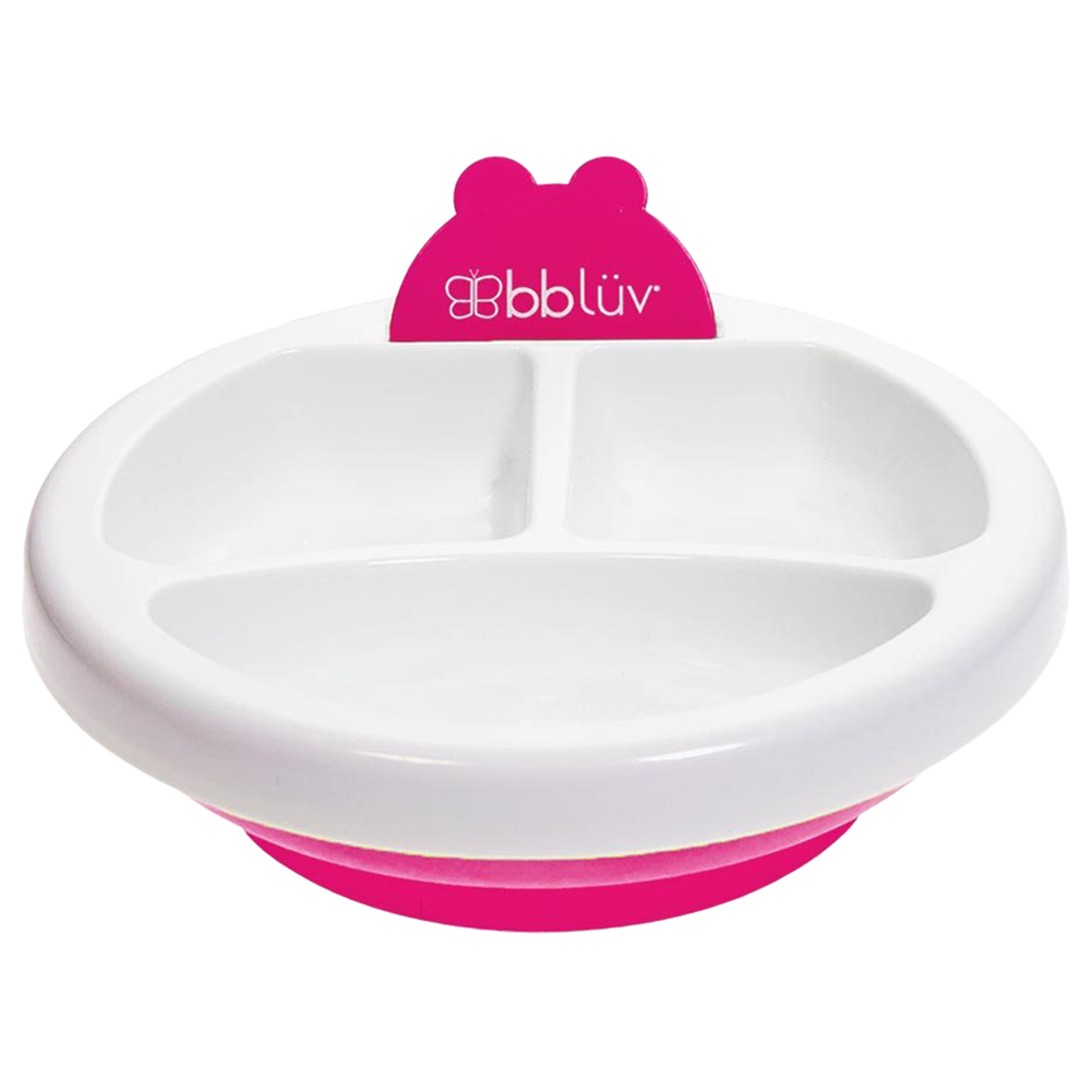 BBLuv - Plato Warm Feeding Plate - Pink | Buy at Best Price from Mumzworld