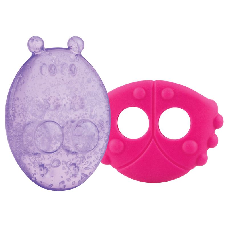 Nuby - Icybite Animal Teether With Sleeve - Lady Bug | Buy at Best ...