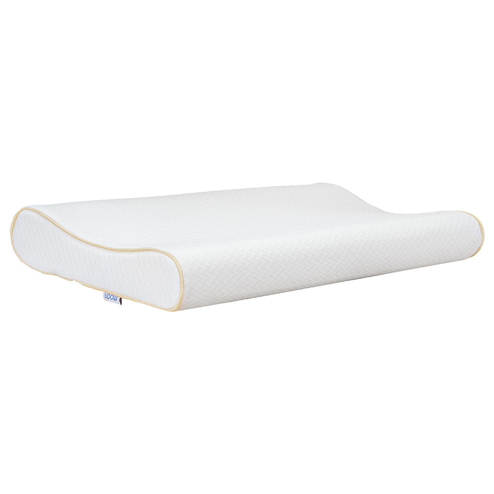 Organic side outlet sleeper pillow