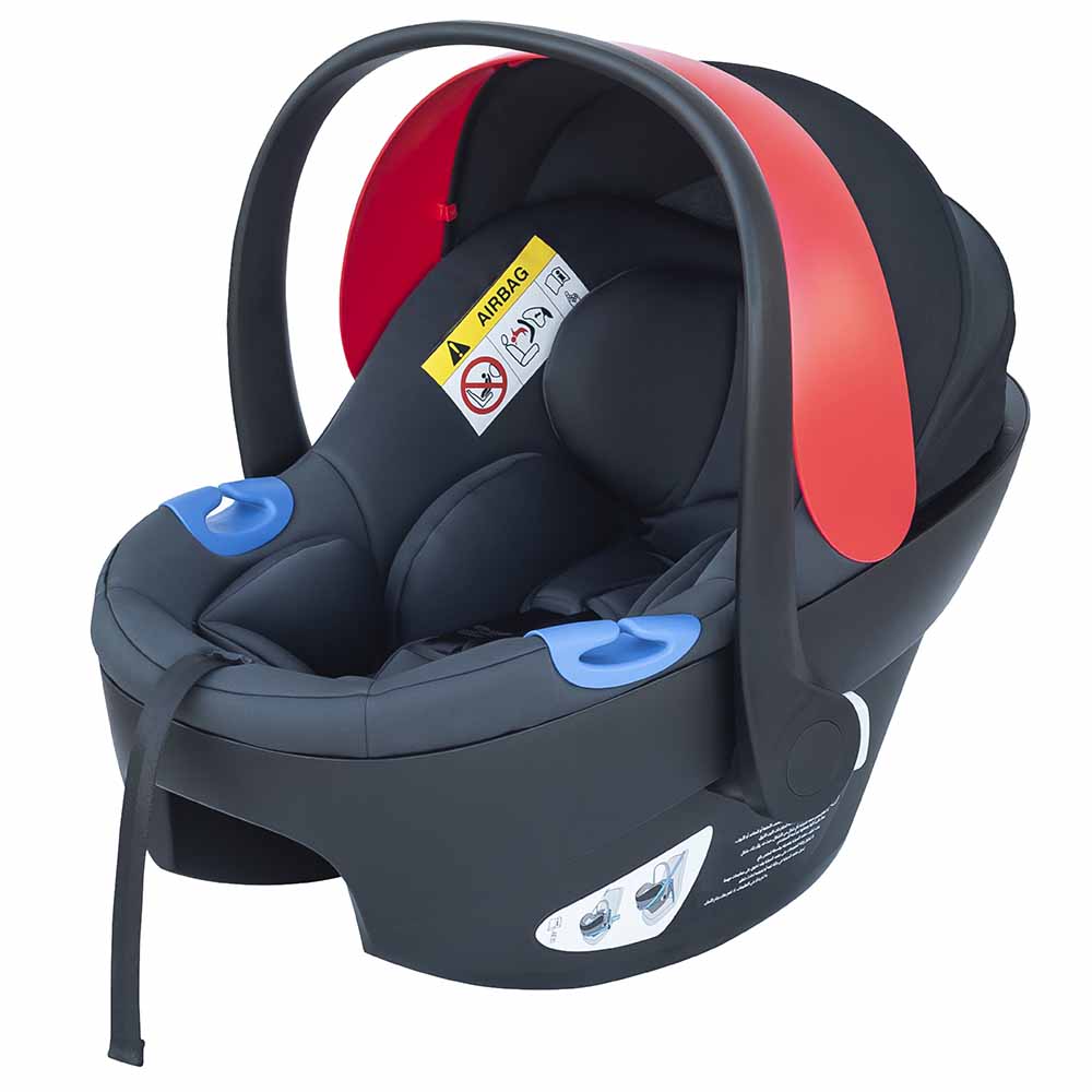 Moon - Bibo Max Carrier Car Seat W/ Adjustable Canopy - Dark Grey