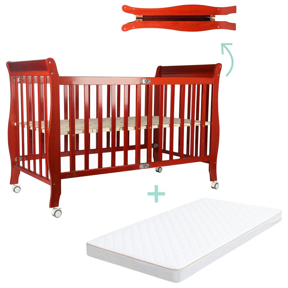 Foldable sales crib mattress