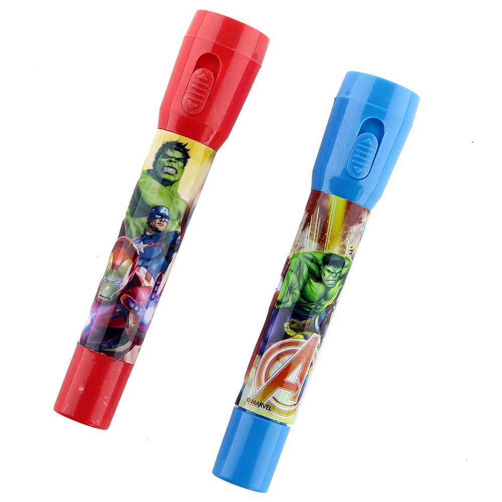 Marvel - Avengers Pens w/ Flashlight For Kids - Pack of 2 | Buy at Best ...