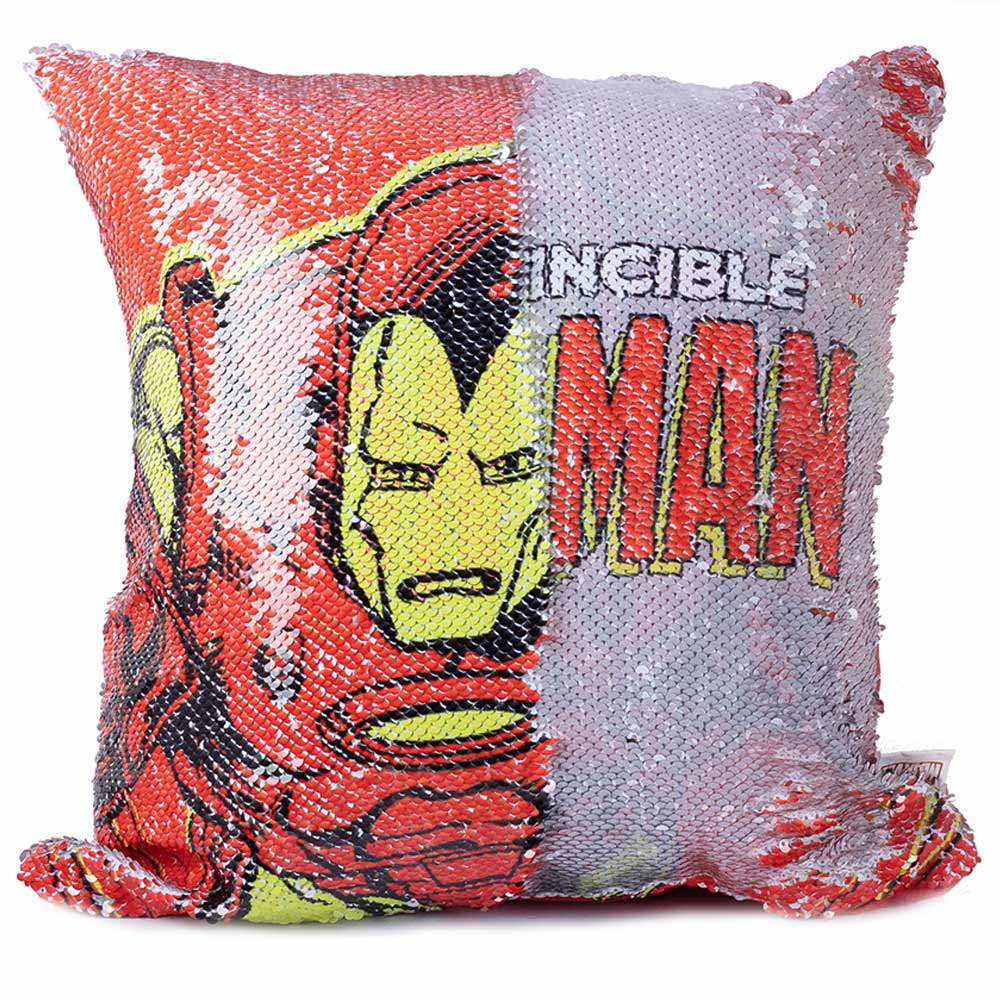 Iron man sequin clearance pillow