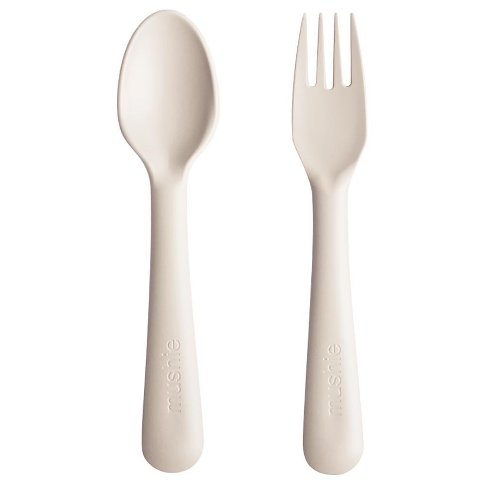 Mushie Fork and Spoon for Kids Set 