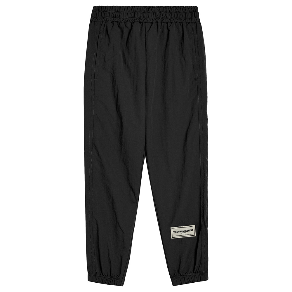 Nylon black joggers hotsell