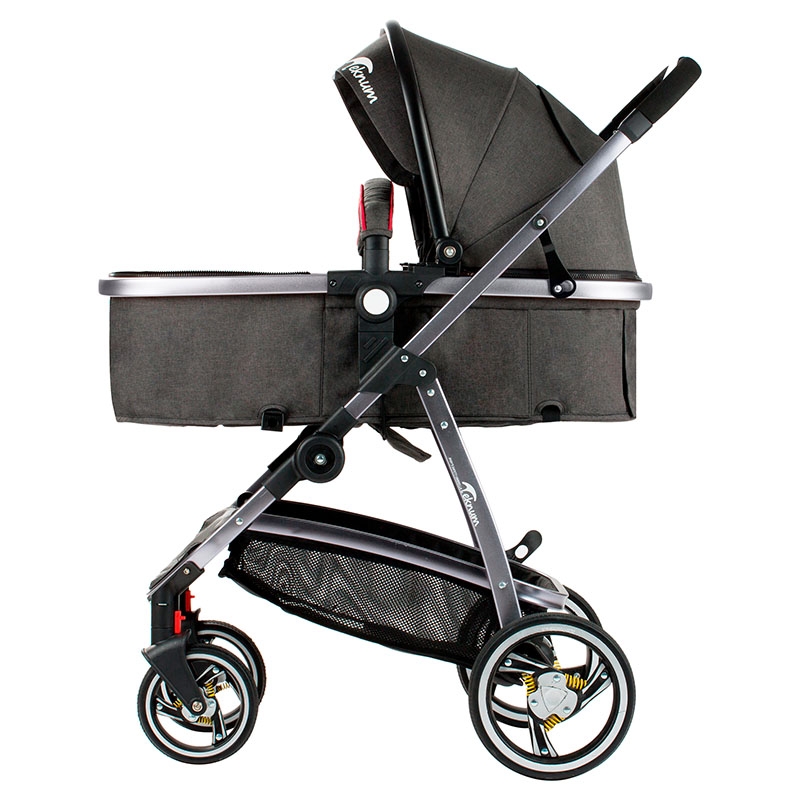 Teknum - 3in1 Premium Pram Stroller - Grey