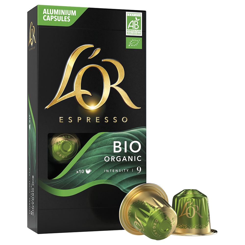 L OR Espresso Bio Organic Intensity 9 Coffee Capsules Pack Of 10 Buy at Best Price from Mumzworld United Arab Emirates