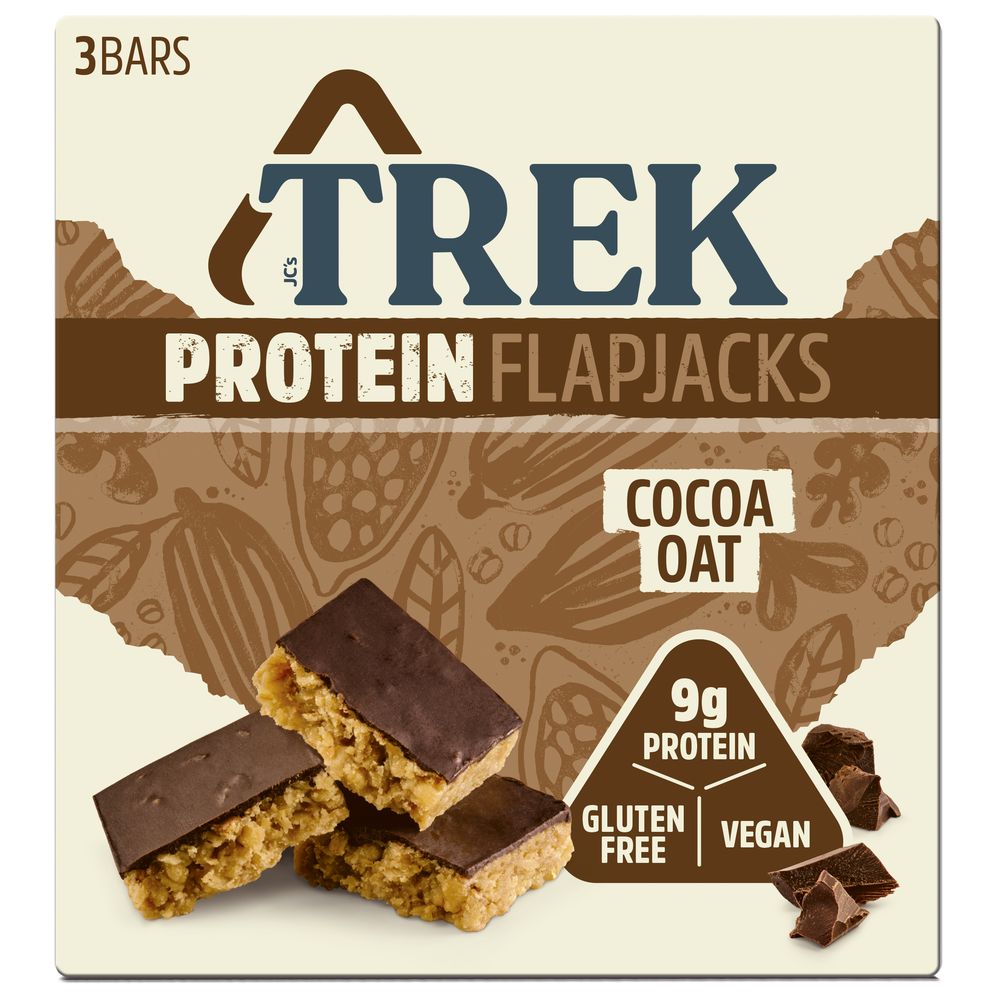 trek bar cocoa oat calories