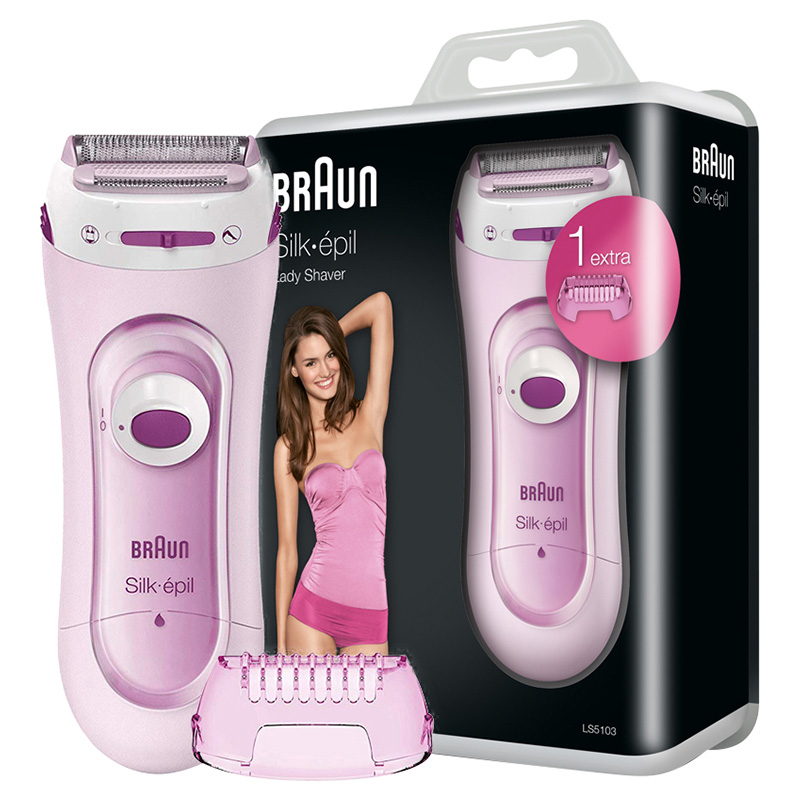 Braun - SE LS5103 Electric Lady Shaver, Grocery Pack