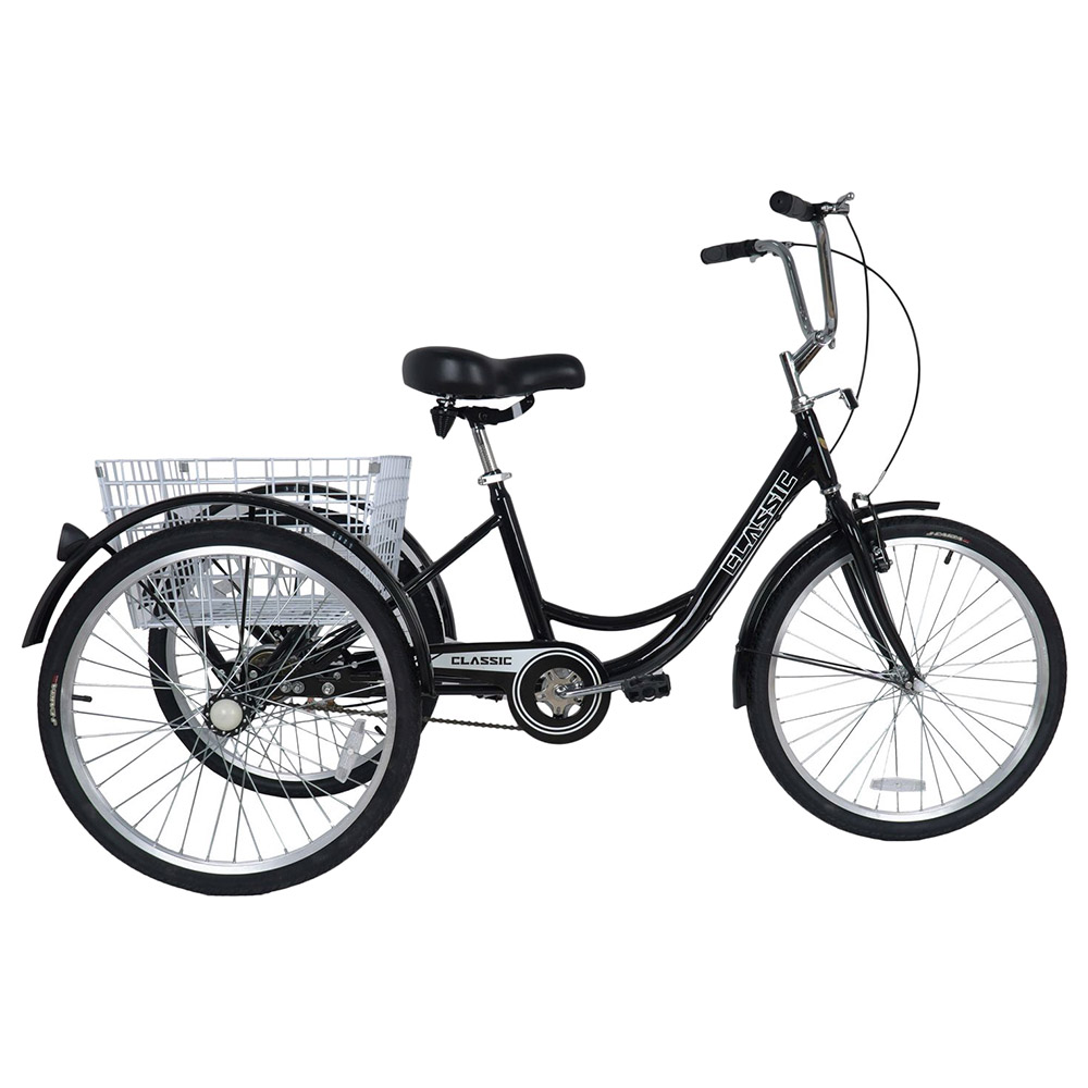 Vego - Classic Adult Tricycle 24-inch - Black