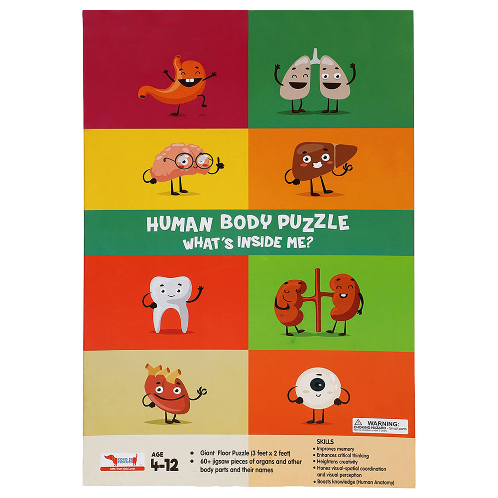 Human body floor store puzzle