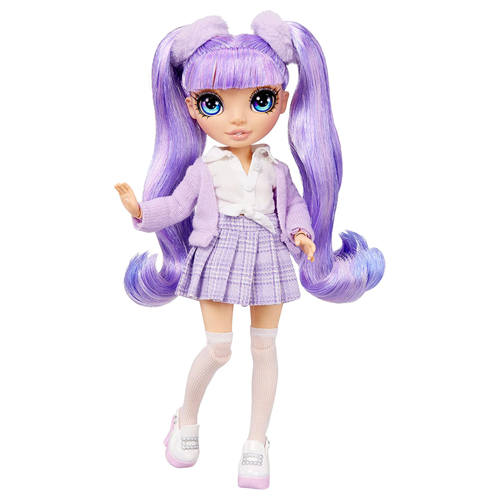 Rainbow High - Junior High Violet Willow Doll W/ Accessories