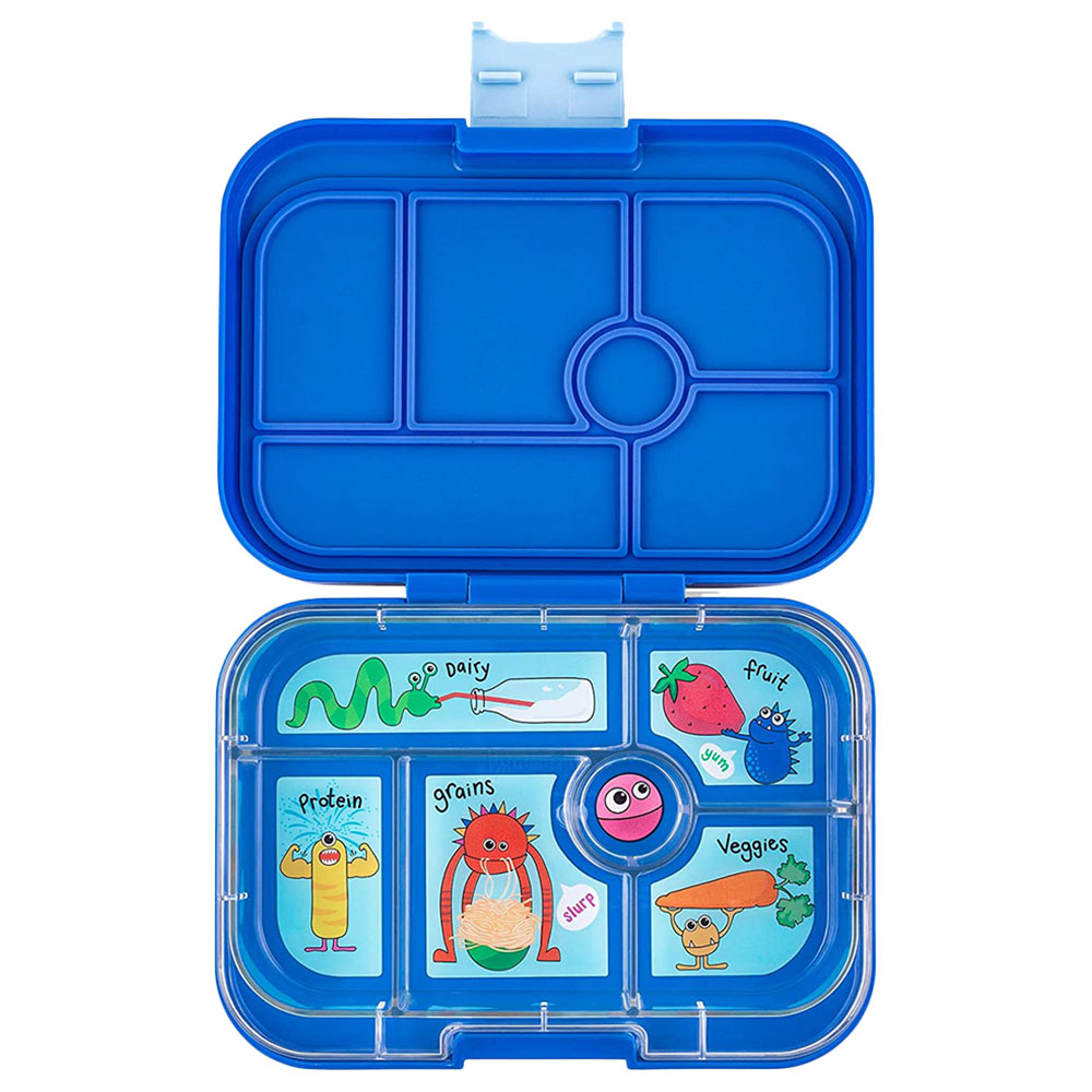 Yumbox - 6 Compartment Original Snack Box - True Blue