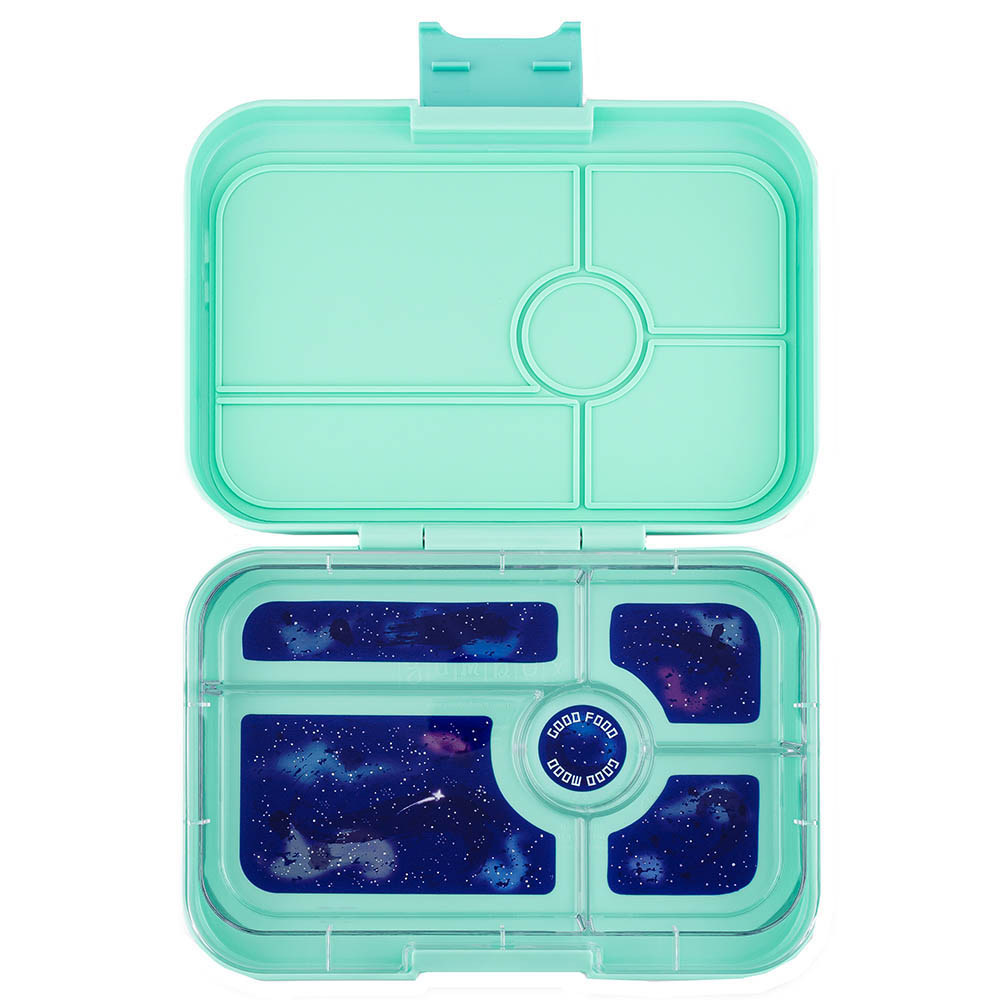 Yumbox Serene Aqua 6 Compartment Bento Box