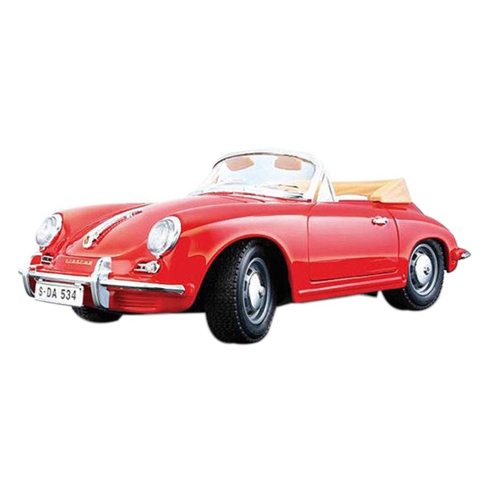 Bburago - 1:18 Porsche 356B Cabriolet 1961 - Red