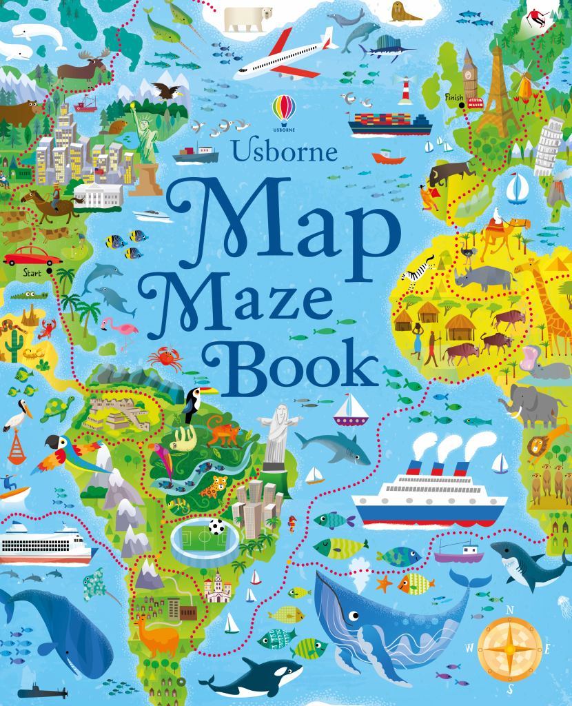 Usborne Books Map Maze Book Buy At Best Price From Mumzworld   Us 9781474921466 Usborne Map Maze Book 1507636014 