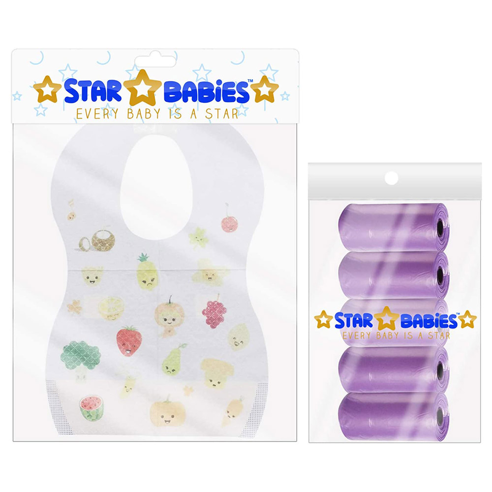 Purple bibs store