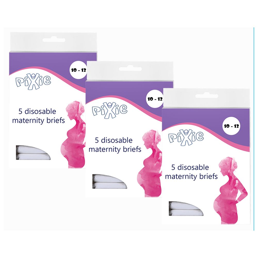 Pixie - Disposable Maternity Brief (Size 10-12) (Pack of 3)