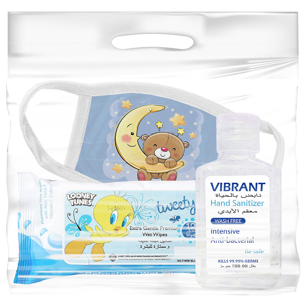 Vibrant - School Hygiene Kit Sanitizer, Mask, Gentle Wipes | Buy at ...