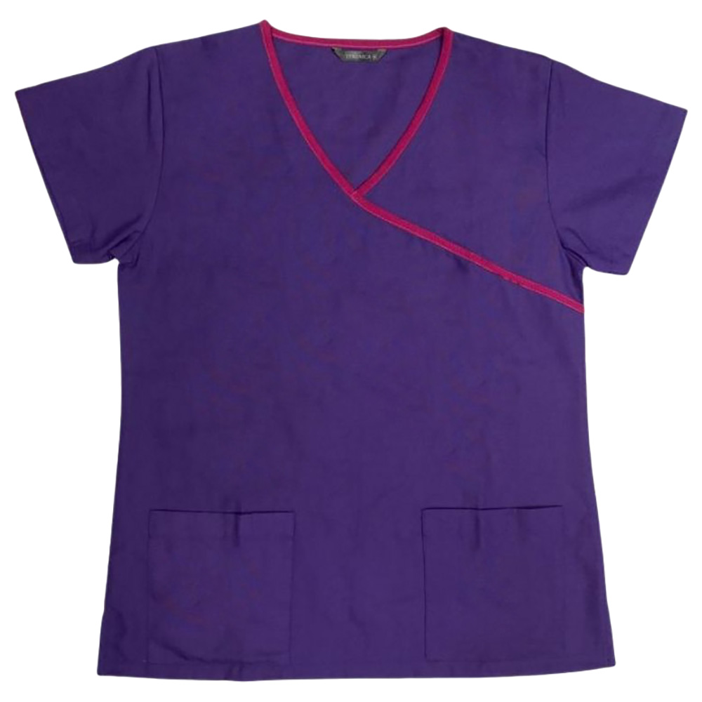 Veronica - Scrub Suit Set Uniform For Ladies - Violet