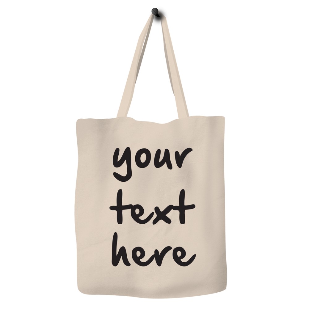 Save The Ocean - Eco Bag Canvas Tote Bag - Black Font | Buy at Best ...