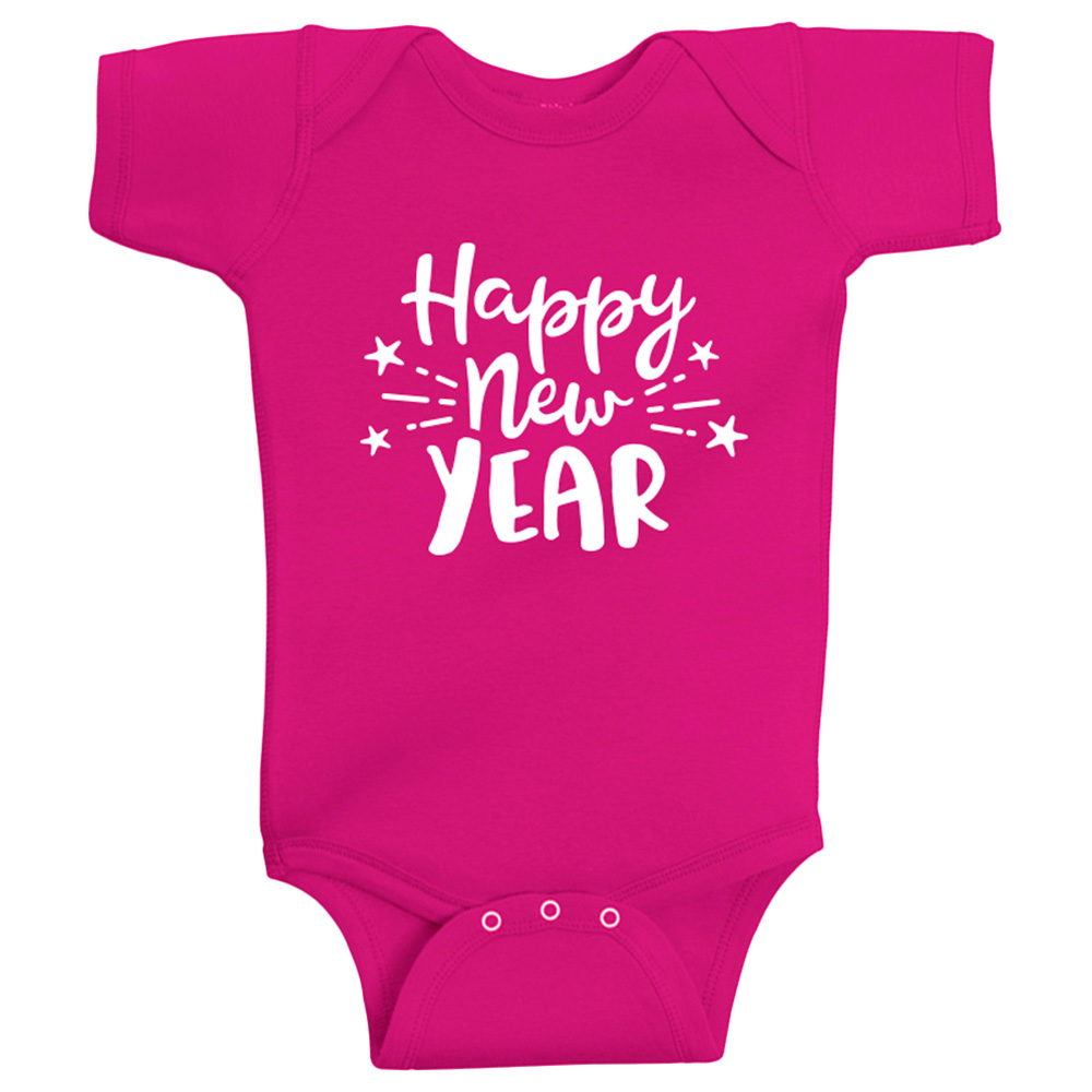 Twinkle Hands Happy New Year Baby Onesie Pink Buy at Best Price from Mumzworld