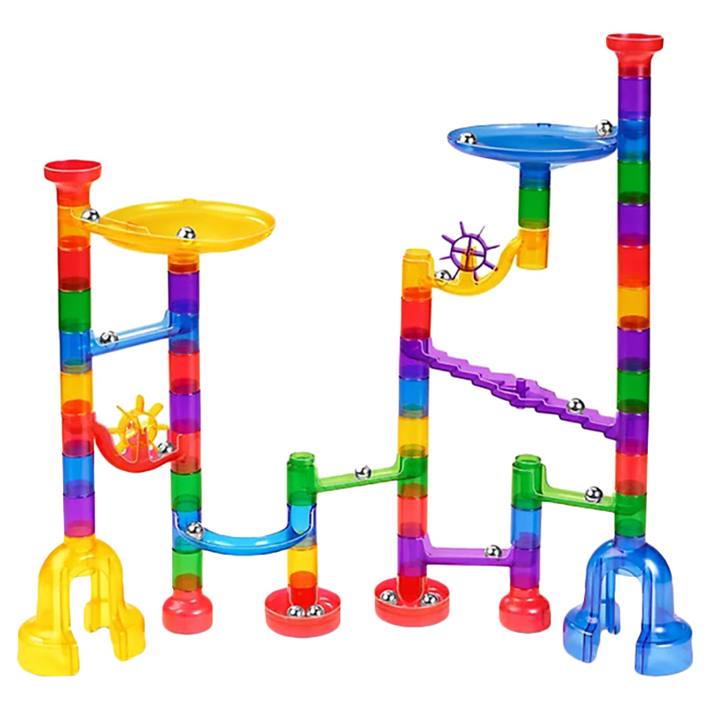 Lakeshore - Clear View Marble Run - 61pcs