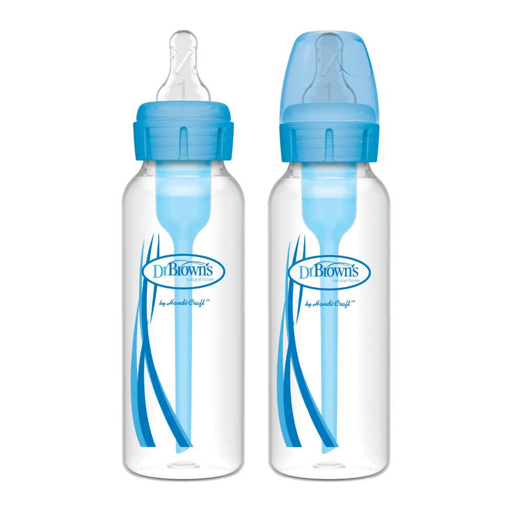 Dr Brown's Silicone Sleeve for 8oz Narrow Glass Bottle in Blue