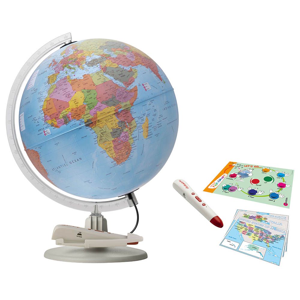 Tecnodidattica - Revolving Globe W/LED - Blue