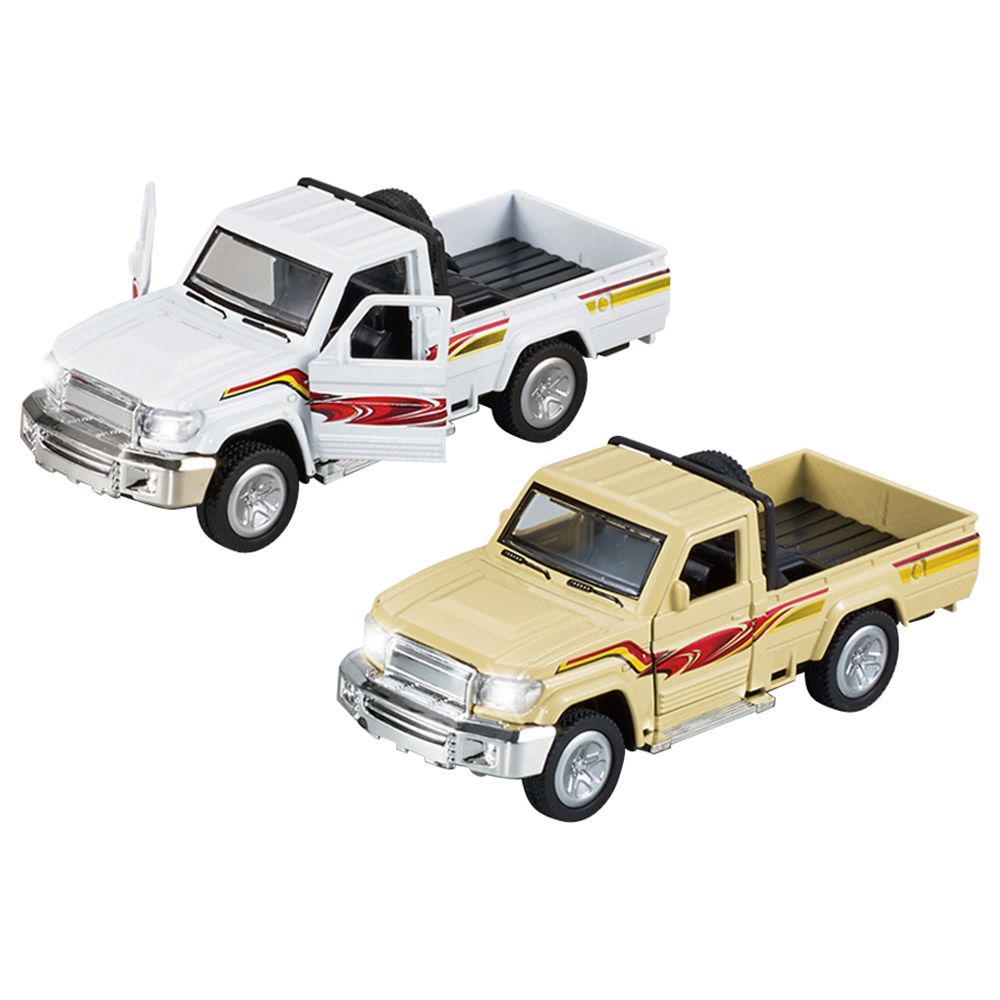 Stem - 1:32 Toyota Pickup Alloy Car With Light Music - 1pc - Color May Vary