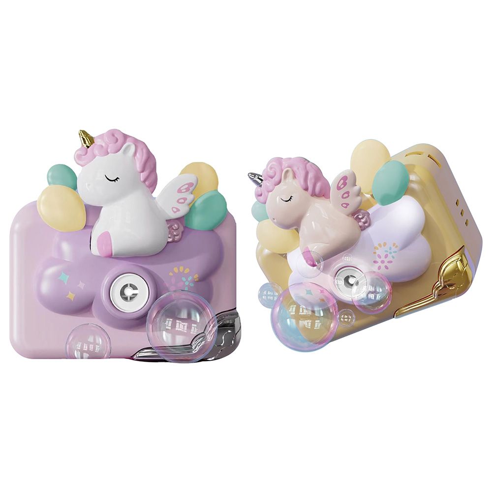 Stem - Unicorn Bubble Blowing Camera 1pc - Color May Vary