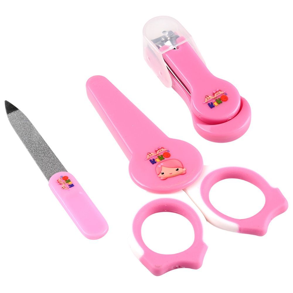 Kiko - Baby Care Set - Pink - 3 pcs