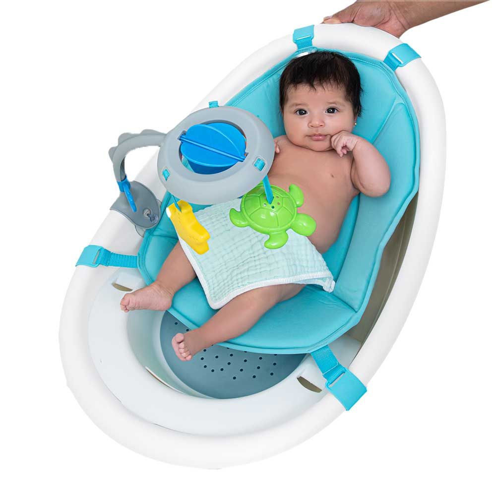 Summer Infant - Gentle Support Multistage Bath Tub w/ Toys - White