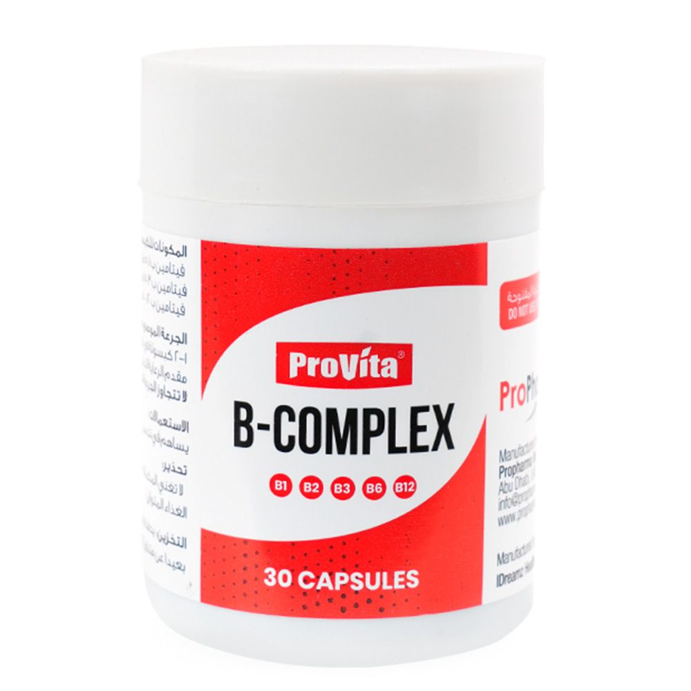 ProVita - B Complex Capsules - 30 Pcs