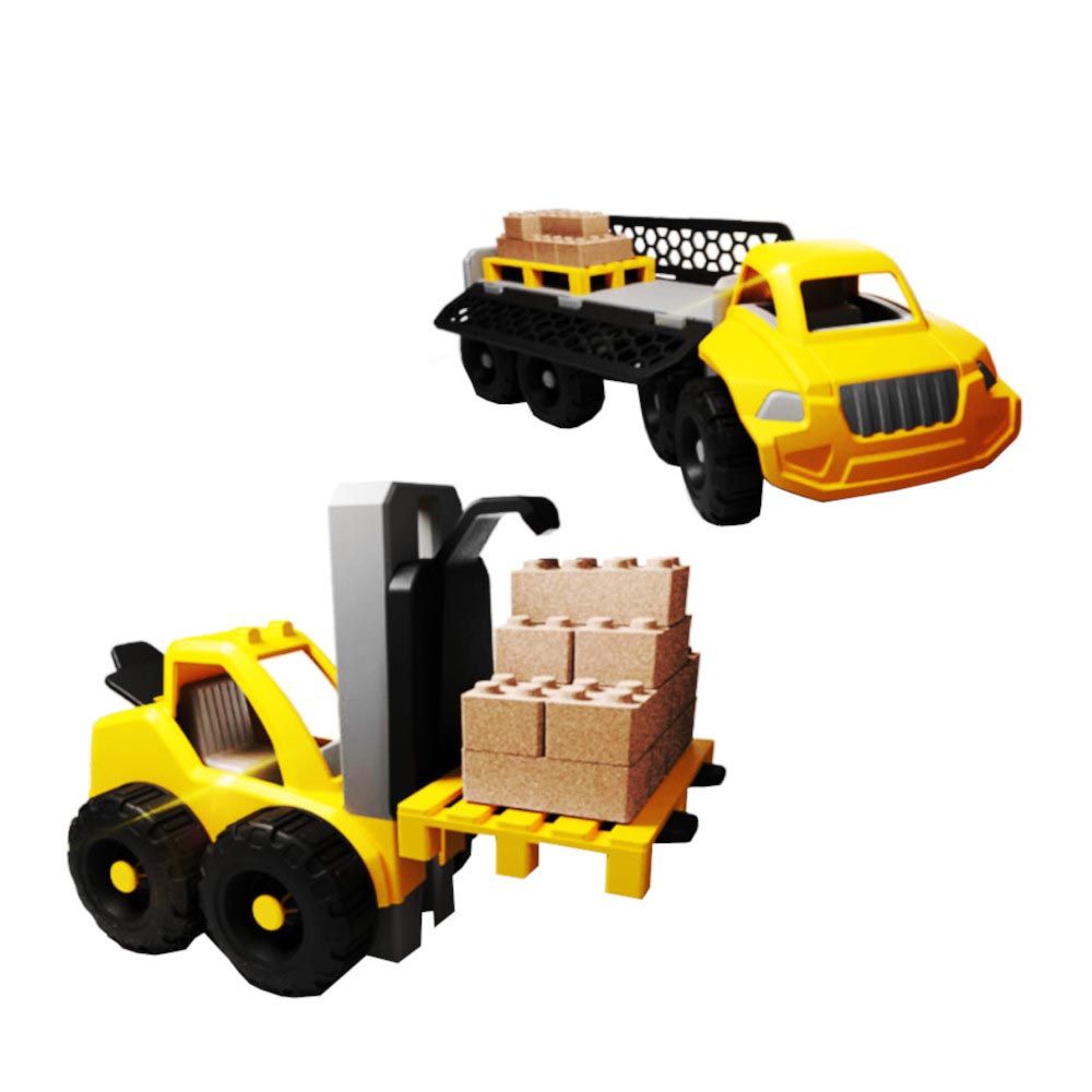 Dede - Art Craft Forklift Operator Play Sand Set - 750g