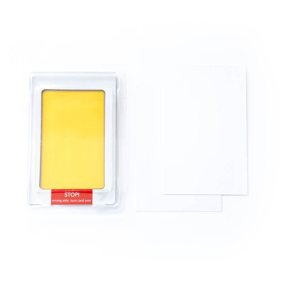 Babies Basic - Clean Fingerprint w/ Two Imprint Cards - 12.5cm - Yellow