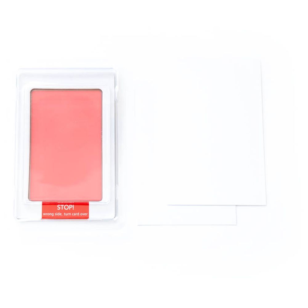 Babies Basic - Clean Fingerprint w/ Two Imprint Cards - 12.5cm - Pink