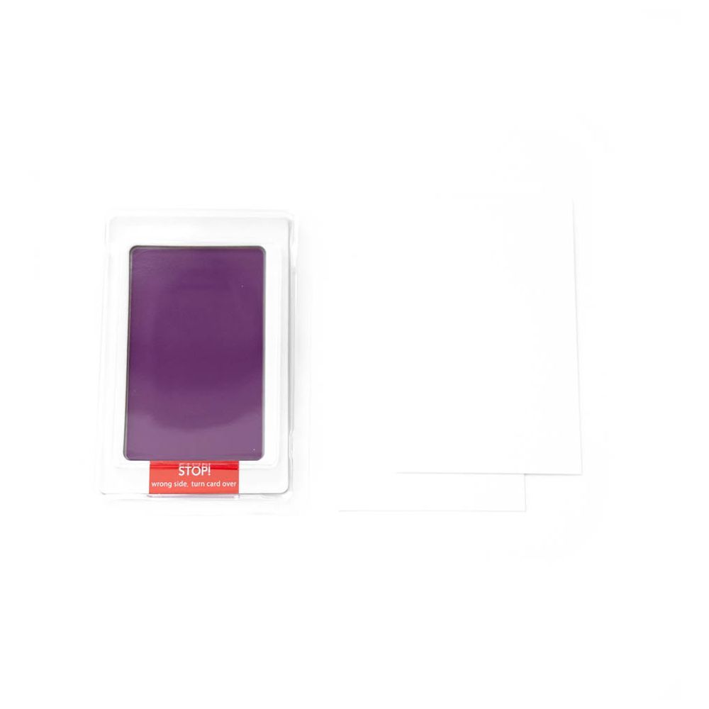 Babies Basic - Clean Fingerprint w/ Two Imprint Cards - 16cm - Purple