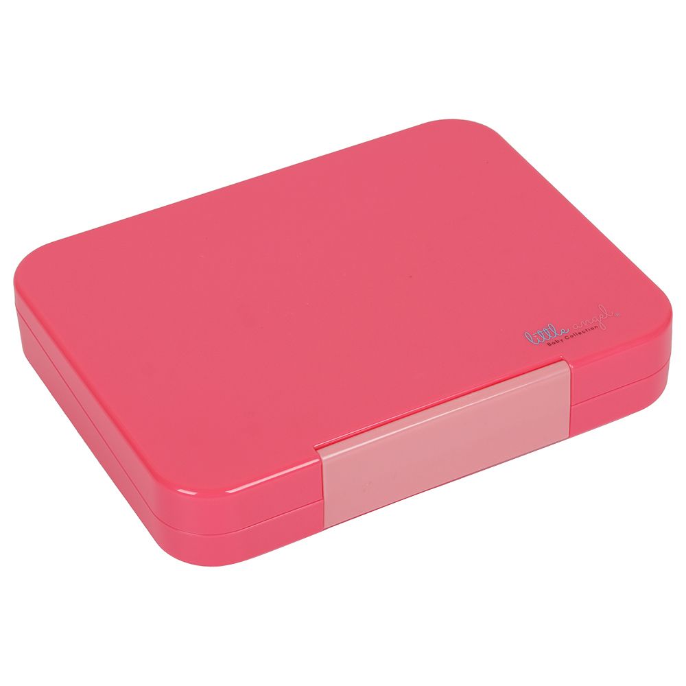 Little Angel - Kid's Bento Lunch Box With Compartments - Pink